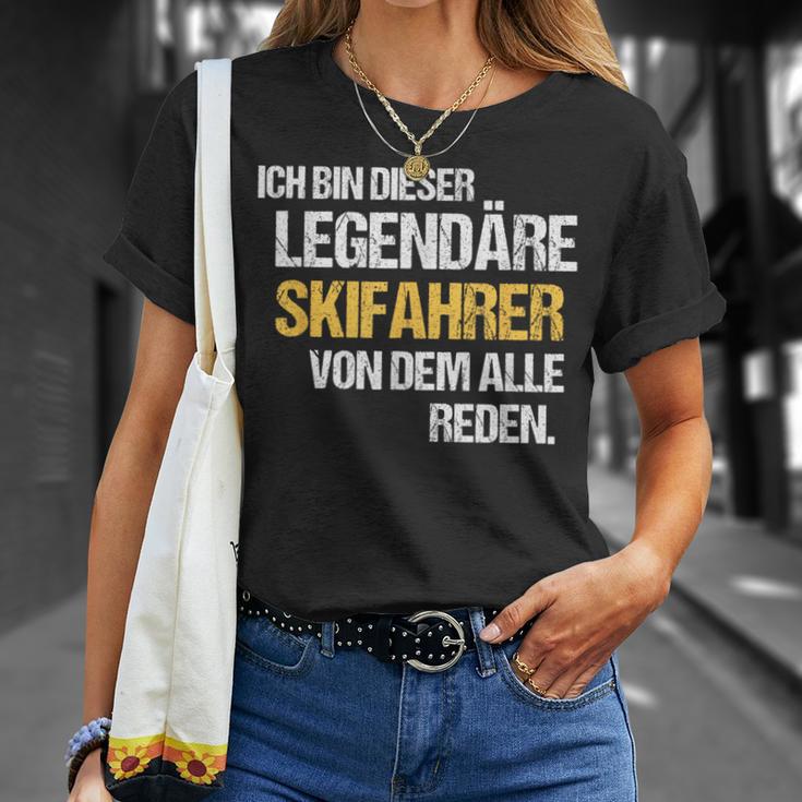 Skier Legend Ski Alpine T-Shirt Geschenke für Sie