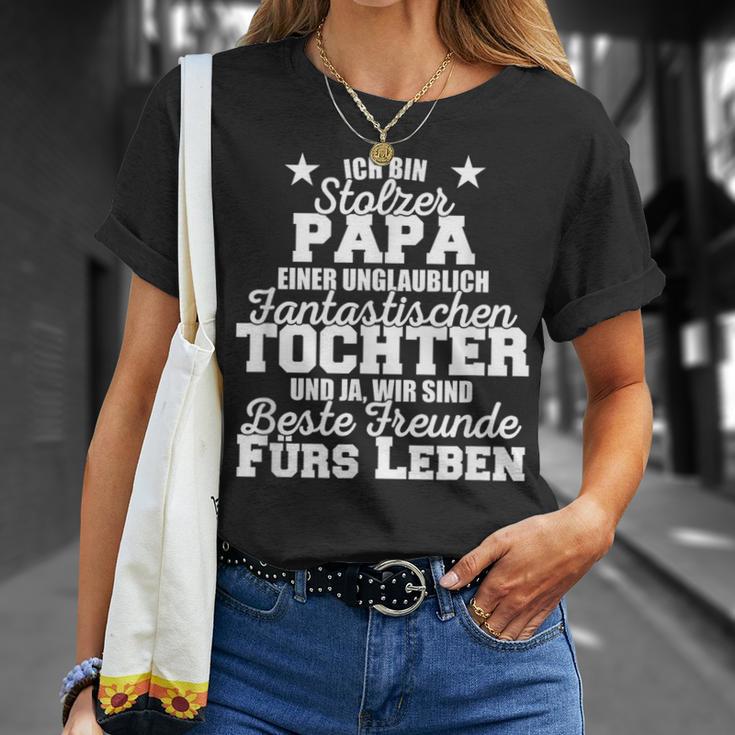 Stolzer Papa Einer Incredibly Fantastic Tochter Father T-Shirt Geschenke für Sie