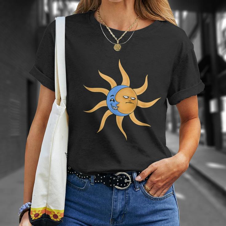 Sun And Moon Couple Top Fashion T-Shirt Geschenke für Sie