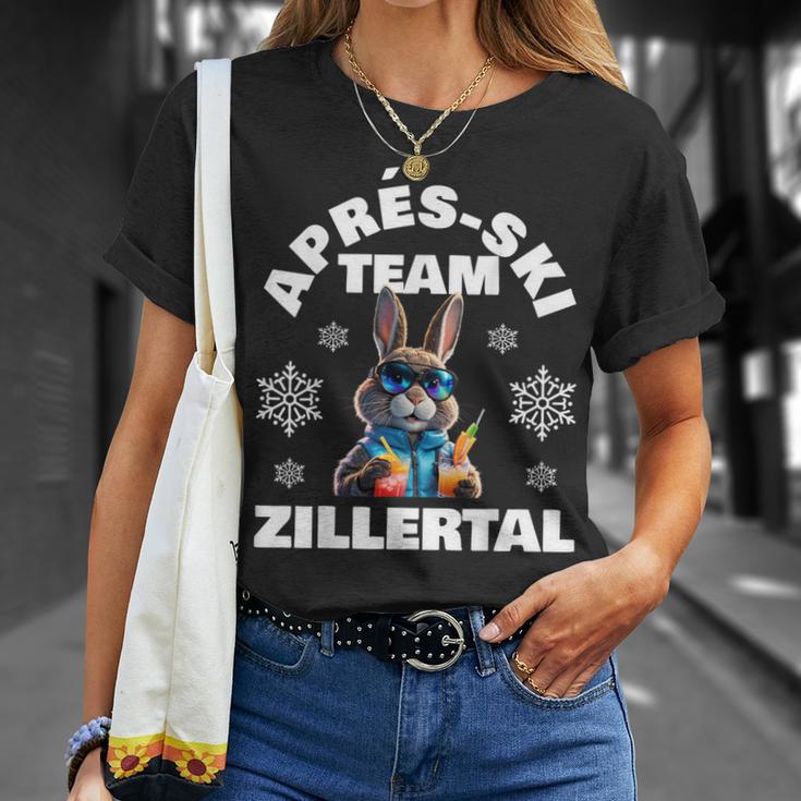 Team Aprés-Ski Zillertal Ski Rabbit T-Shirt Geschenke für Sie