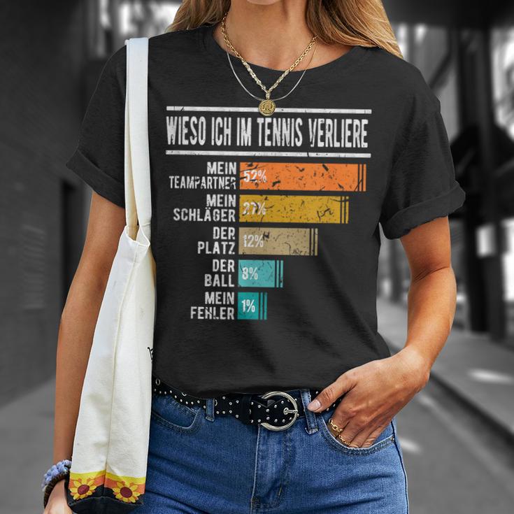 Tennis Wieso Ich Im Tenniserlose Wieso Ich Im S T-Shirt Geschenke für Sie