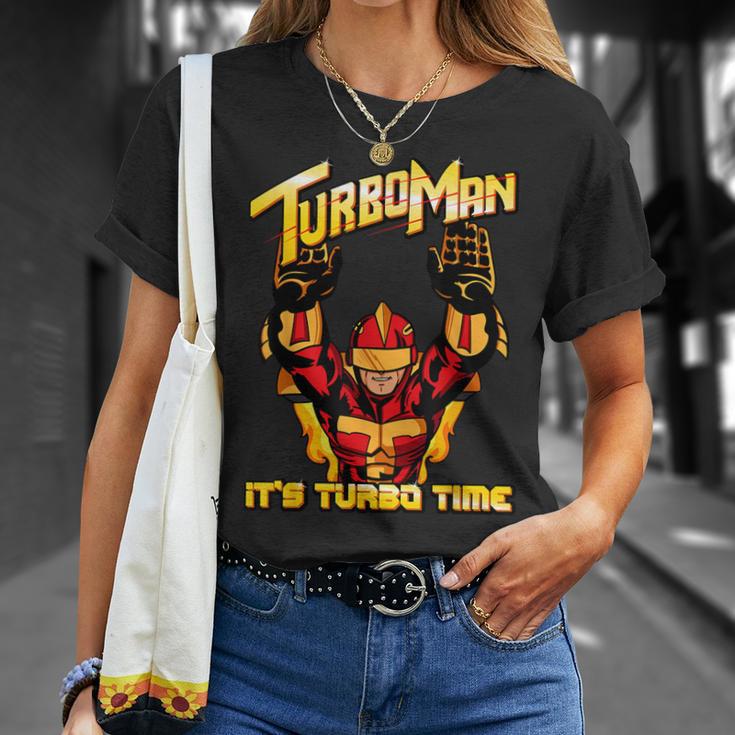 Turbo Man It's Turbo Time T-Shirt Geschenke für Sie