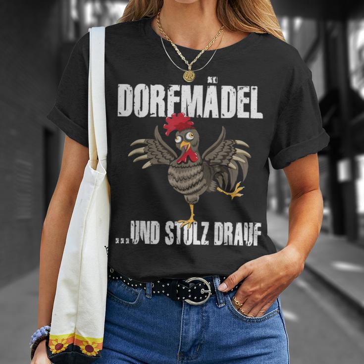 Village Girl And Pride Drauf Dorfkinder Chickenillage T-Shirt Geschenke für Sie