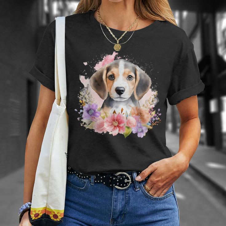 Watercolor Beagle T-Shirt Geschenke für Sie