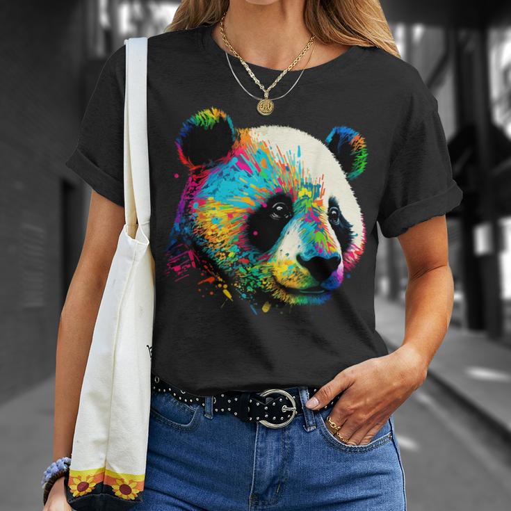 Watercolor Panda T-Shirt Geschenke für Sie