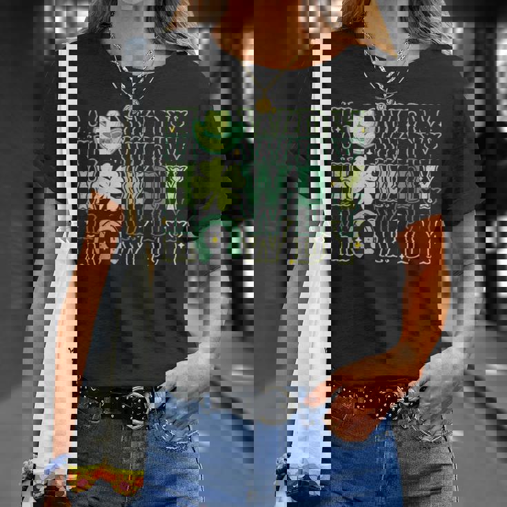 Western Howdy Cowboy St Patty's Lucky Irish St Patrick's Day T-Shirt Gifts for Her