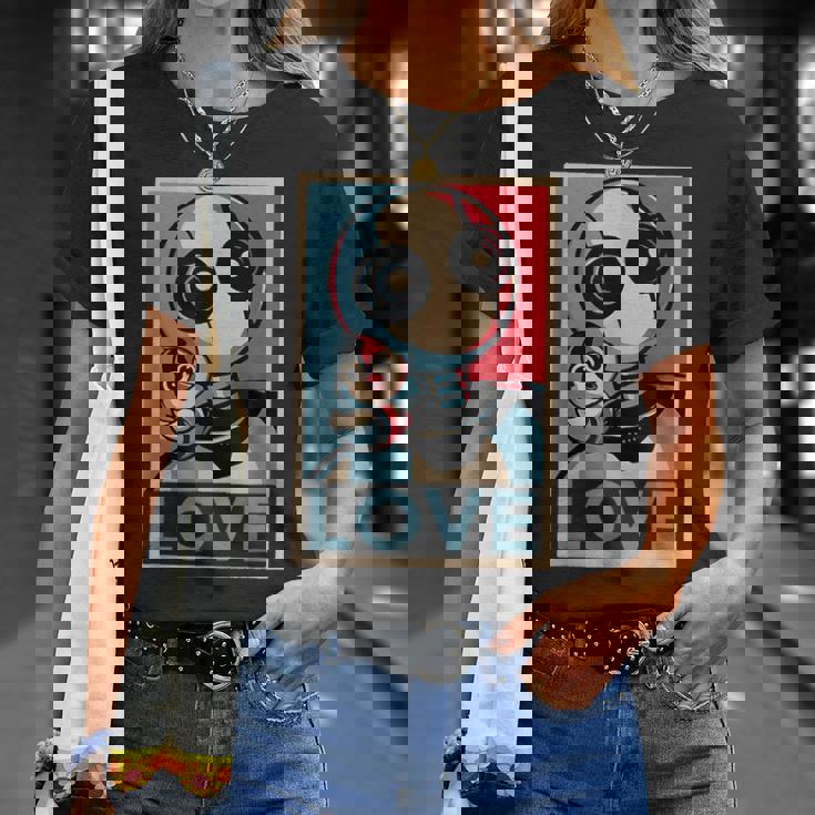 Wild Retro Vintage Robotic Robot T-Shirt Gifts for Her