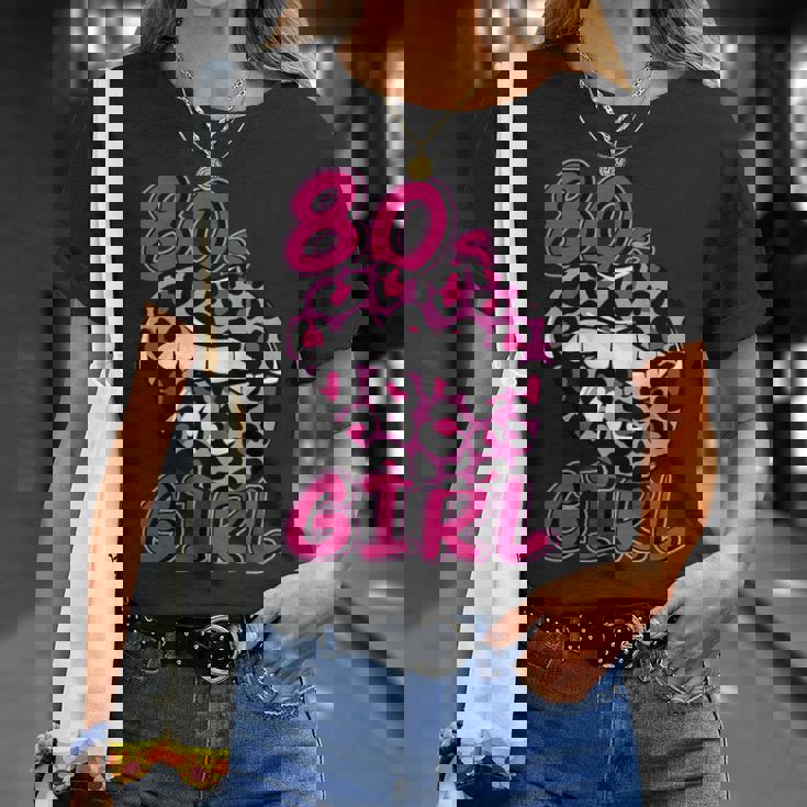 Women's 80S Girl Lips 80S Theme Celebration Retro Costume S T-Shirt Geschenke für Sie