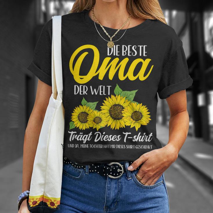 Women's The Best Oma In The World German T-Shirt Geschenke für Sie