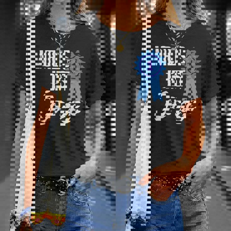 World's Best Jorge Primer Nombre Camiseta unisex Regalos para ella