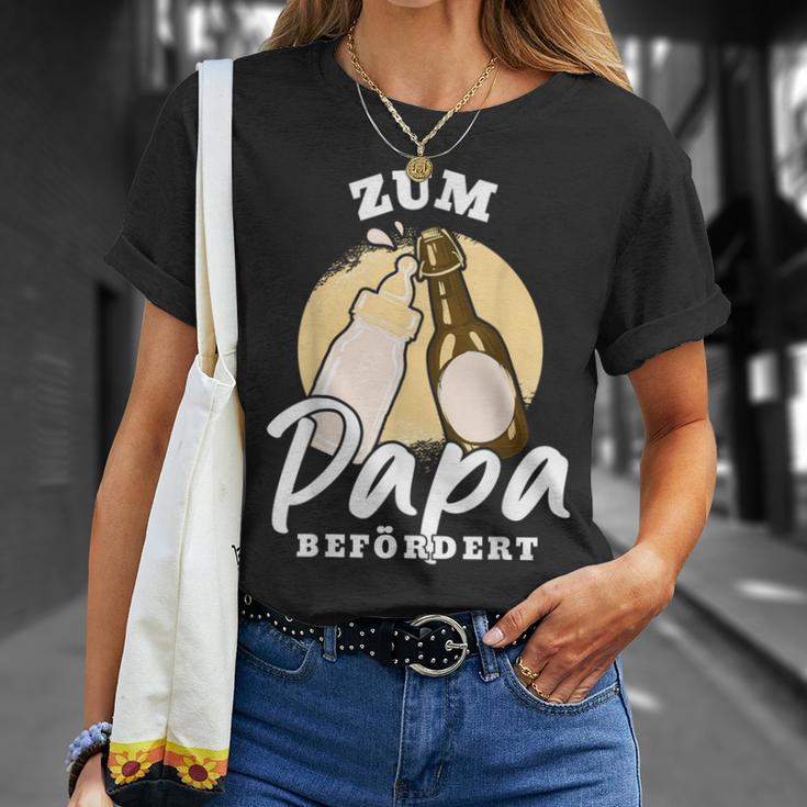 Zum Papa Beförders 2024 Bald Papa 2024 T-Shirt Geschenke für Sie