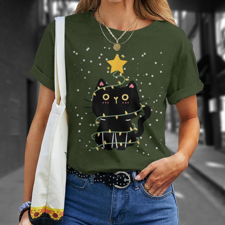 Cat Cat Lover Christmas Outfit Christmas T-Shirt Geschenke für Sie