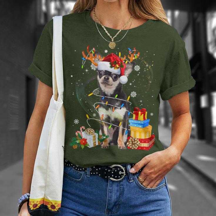 Chihuahua Reindeer Christmas Dogs T-Shirt Geschenke für Sie