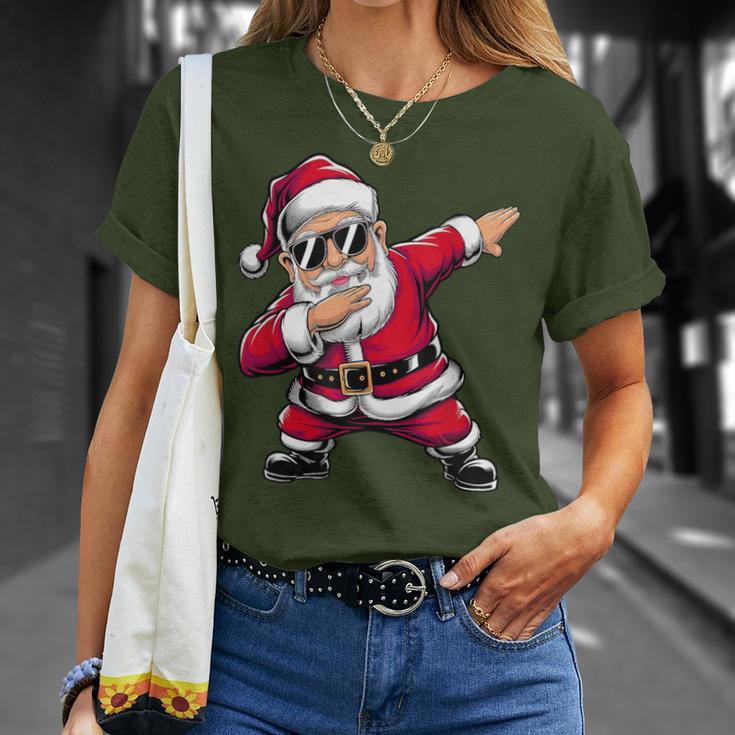 Christmas Boys Children Dabbing Santa T-Shirt Geschenke für Sie