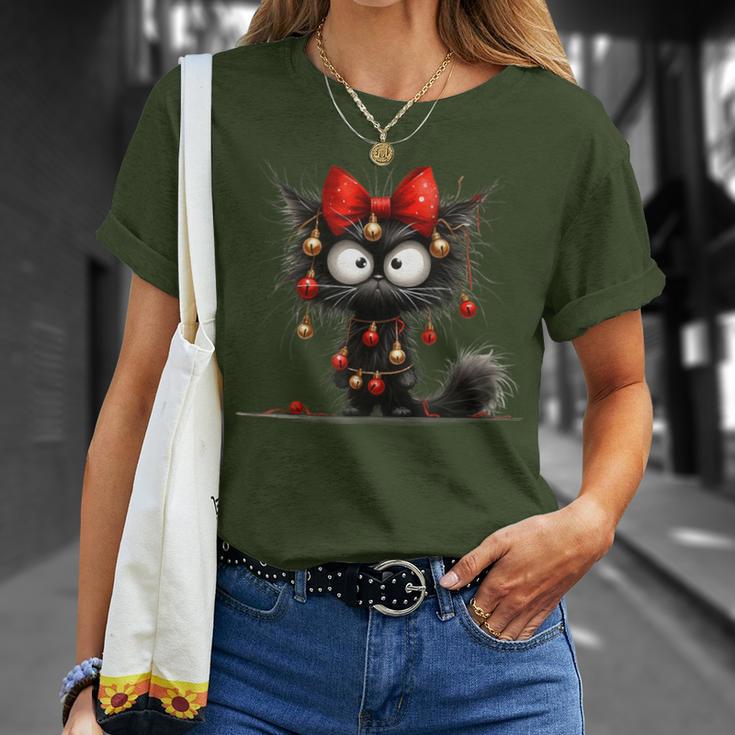 Christmas Grumpy Cat Cheeky T-Shirt Geschenke für Sie