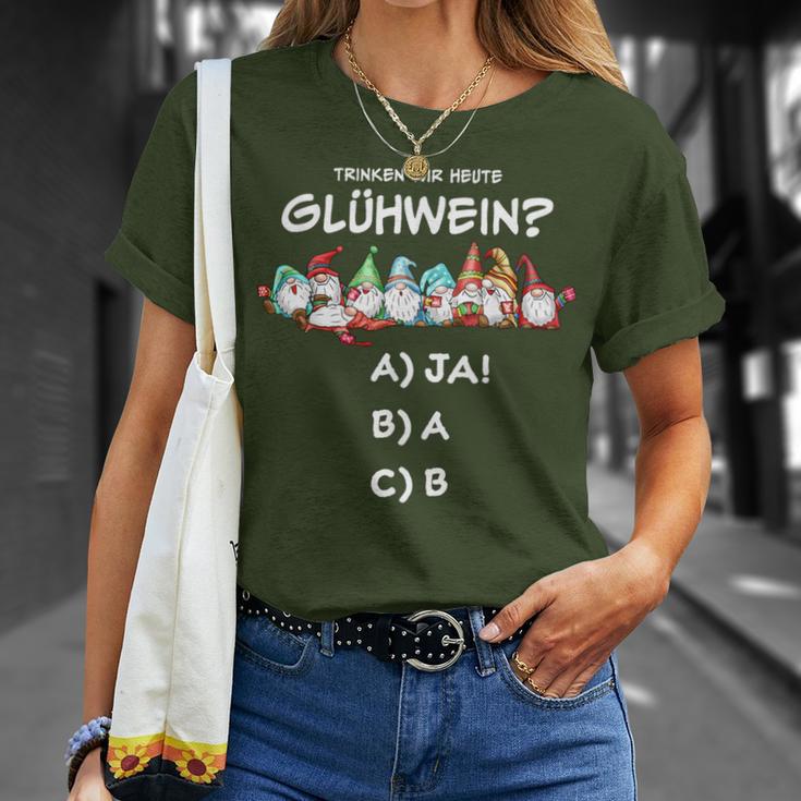 Christmas Mulled Wine Gnome Elf Christmas Market T-Shirt Geschenke für Sie