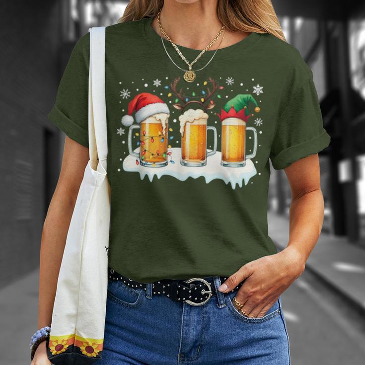 Christmas Outfit Beer Party Outfit Beer Beer Glasses T-Shirt Geschenke für Sie