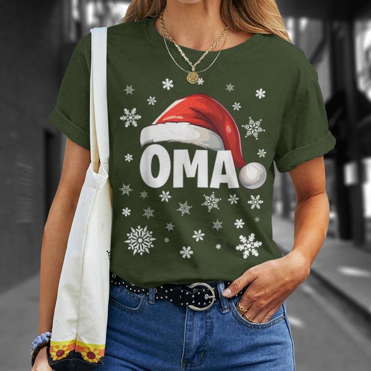 Christmas Outfit Christmas Hat Merry Christmas Grandma T-Shirt Geschenke für Sie