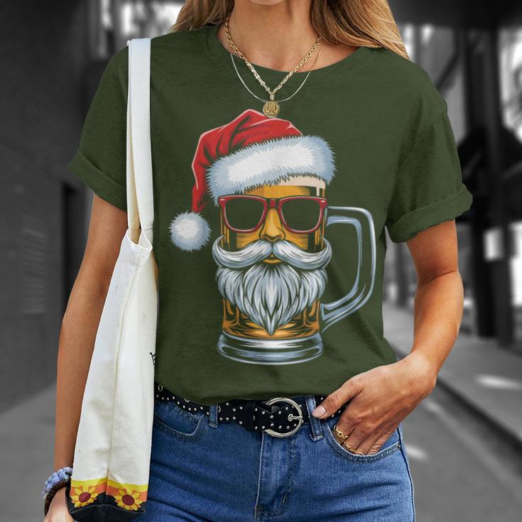 Cool Christmas Cool Santa Claus Beer Christmas T-Shirt Geschenke für Sie