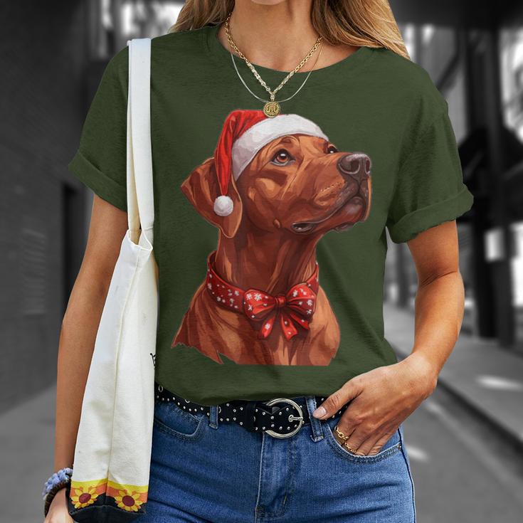 Cute Rhodesian Ridgeback Dog Christmas Merry X-Mas Graphic T-Shirt Geschenke für Sie