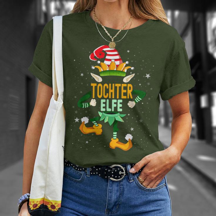 Daughter Elf Christmas Family Outfit Christmas Elf T-Shirt Geschenke für Sie