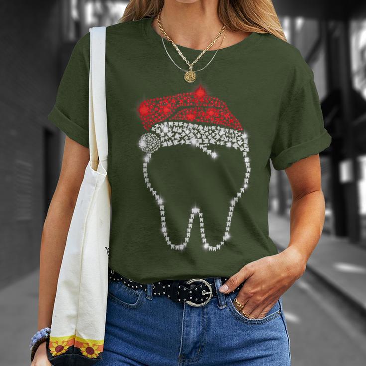 Dental Christmas Hat Dental Hygiene Dentist Christmas T-Shirt Geschenke für Sie