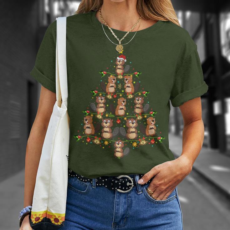 Flannelette Christmas Tree Christmas Flannelette T-Shirt Geschenke für Sie