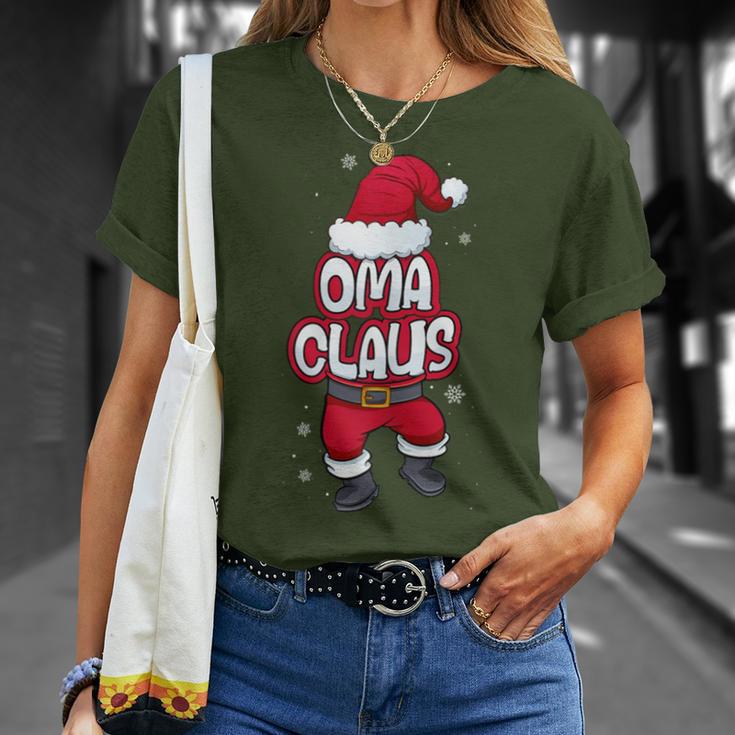 Grandma Claus Christmas Family Partner Look Santa Claus T-Shirt Geschenke für Sie