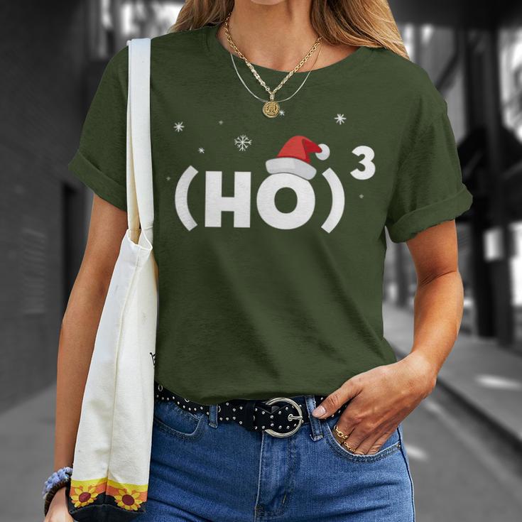 Ho Ho Ho Maths Formula Santa Christmas T-Shirt Geschenke für Sie