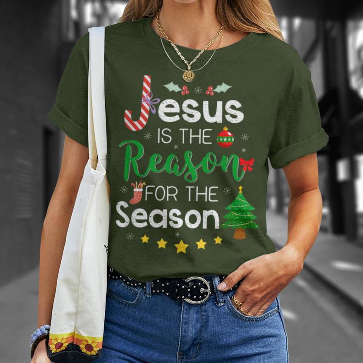 Jesus Is The Reason For The Season Christmas Xmas T-Shirt Geschenke für Sie