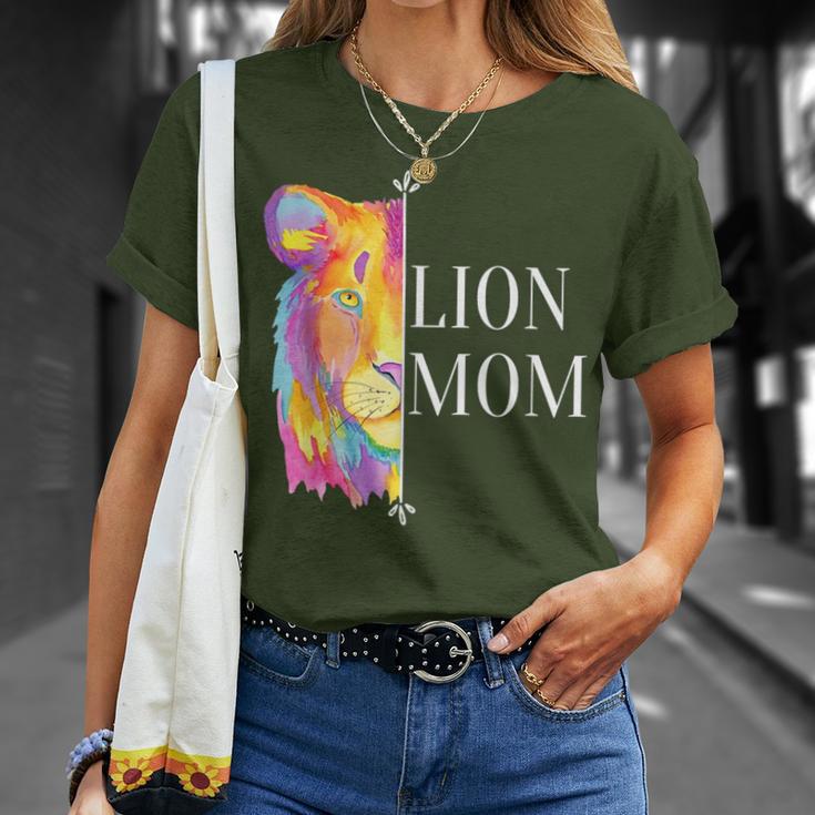 With Lion Mum Motif For Mother's Day Or Christmas T-Shirt Geschenke für Sie