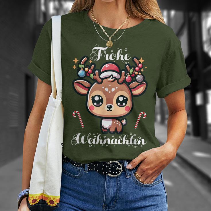 Merry Christmas Cute Reindeer Winter Christmas T-Shirt Geschenke für Sie