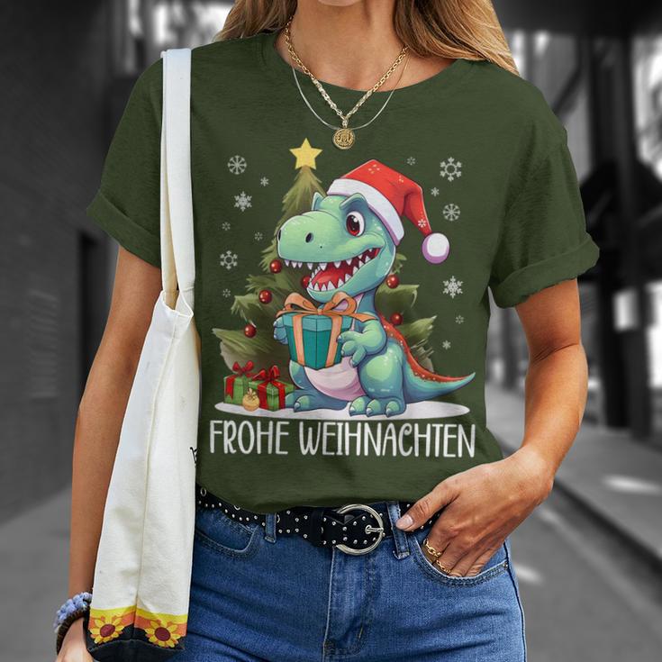 Merry Christmas Family Children's DinosaurRex Christmas T-Shirt Geschenke für Sie