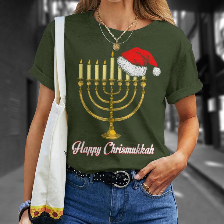 Merry Christmas Jewish Christmas Hanukkah Holiday T-Shirt Geschenke für Sie