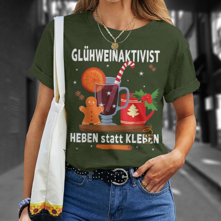 Mulled Wine Activist Heben Statt Kleben Christmas Mulled Wine T-Shirt Geschenke für Sie