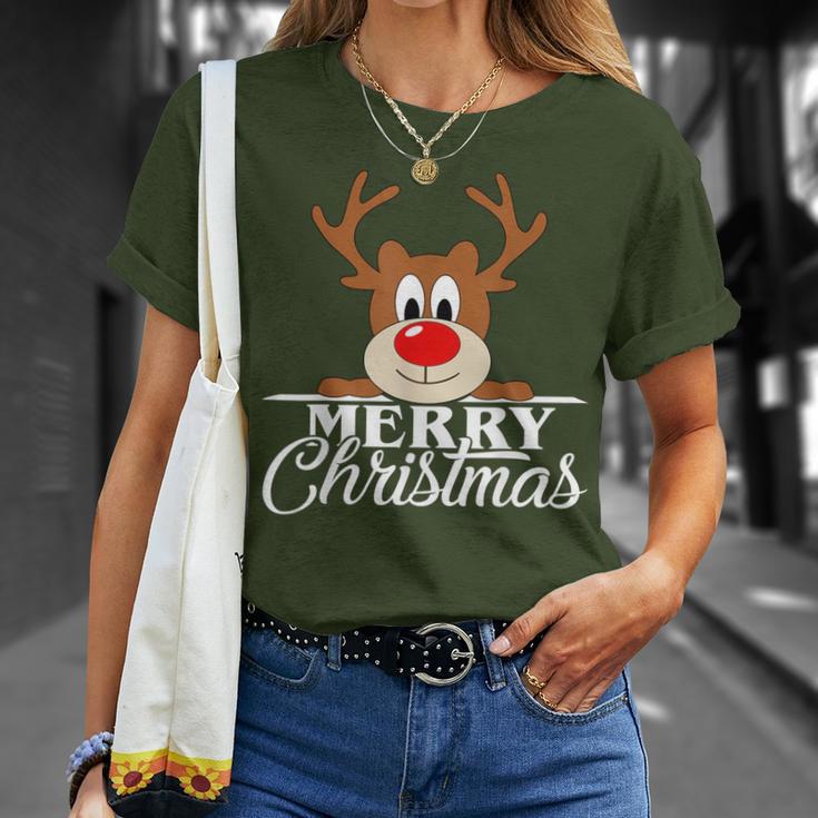 Reindeer Cute Christmas Jumper Cute Women's T-Shirt Geschenke für Sie