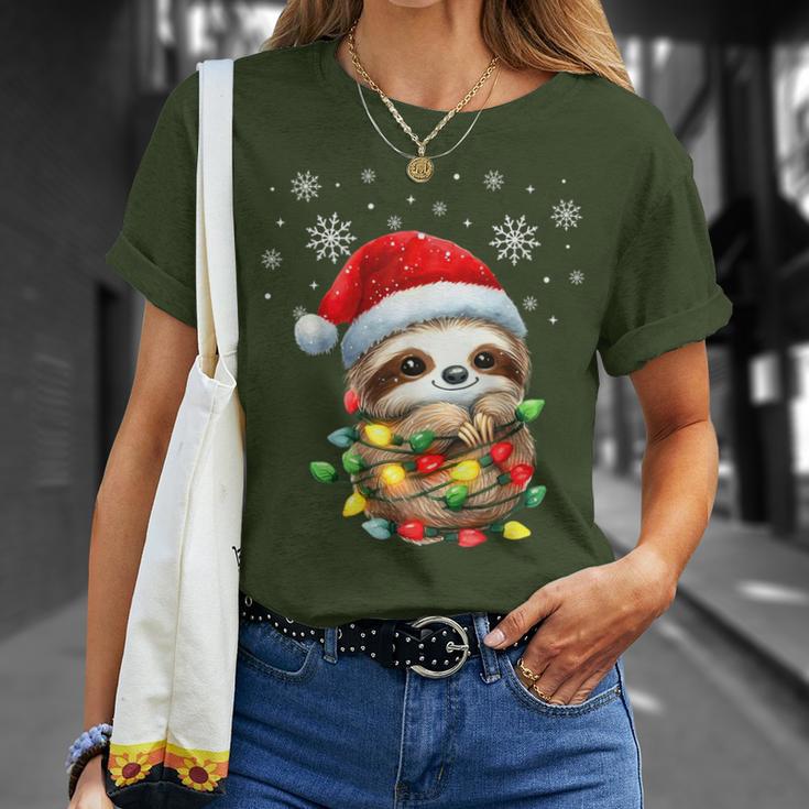 Sloth Christmas Family Outfit Children's Christmas T-Shirt Geschenke für Sie