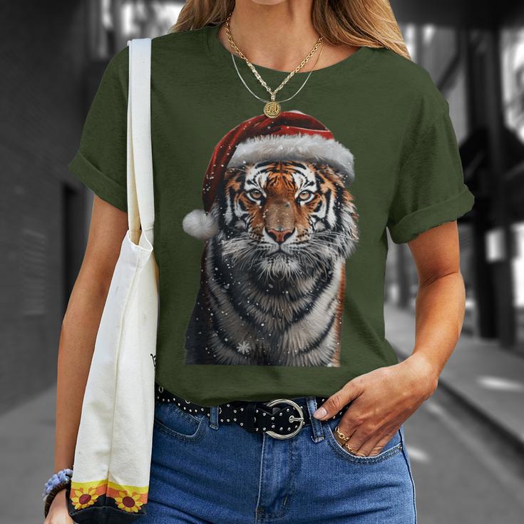 Tiger Christmas T-Shirt Geschenke für Sie