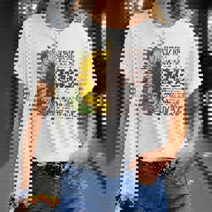 1962 Sunflower Sunshine 2025 T-Shirt Gifts for Her