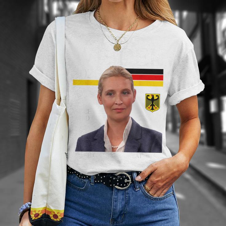 Alice Wird Gut Weidel 2025 Make Germany Great Again Blue T-Shirt Geschenke für Sie