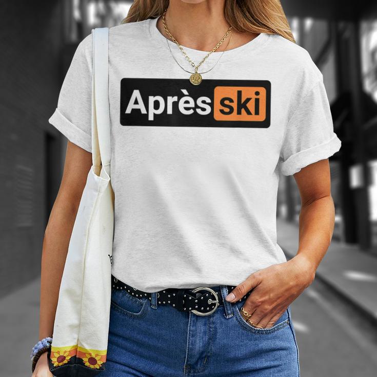 Après Ski Apres Ski-Haserl Ski Holiday Skiing Mountain Outfit T-Shirt Geschenke für Sie