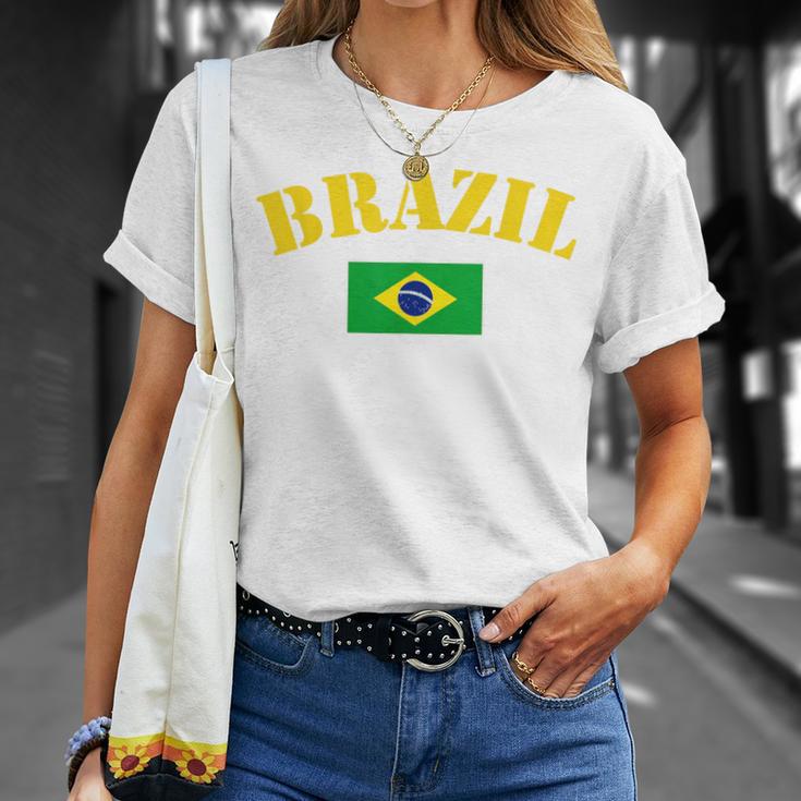 Brazil For Brazilian Boys And Girls With Brazilian Flag Day Green T-Shirt Geschenke für Sie