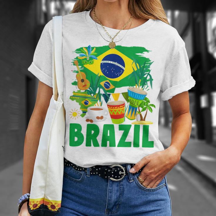 Brazil Flag Outfit Idea For Children Brazil & Brazilian Flag Yellow T-Shirt Geschenke für Sie