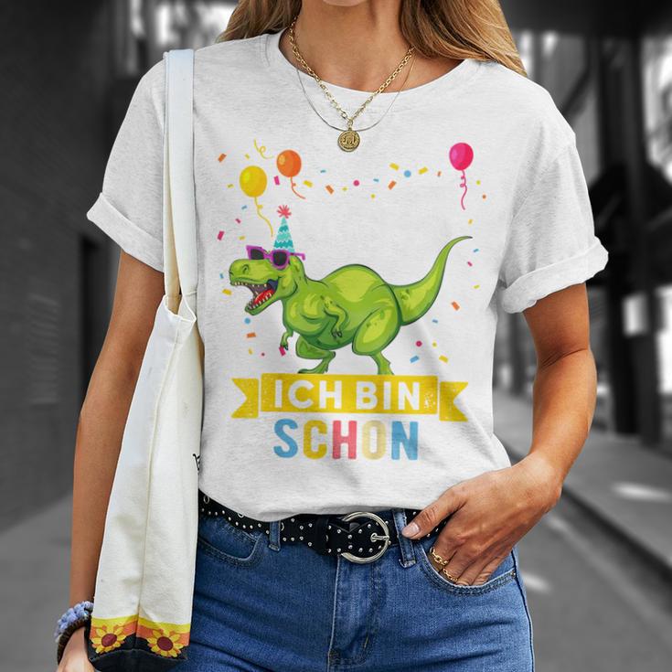 Children's 5 Years Birthday Dinosaur Boys Girls Dino T-Shirt Geschenke für Sie