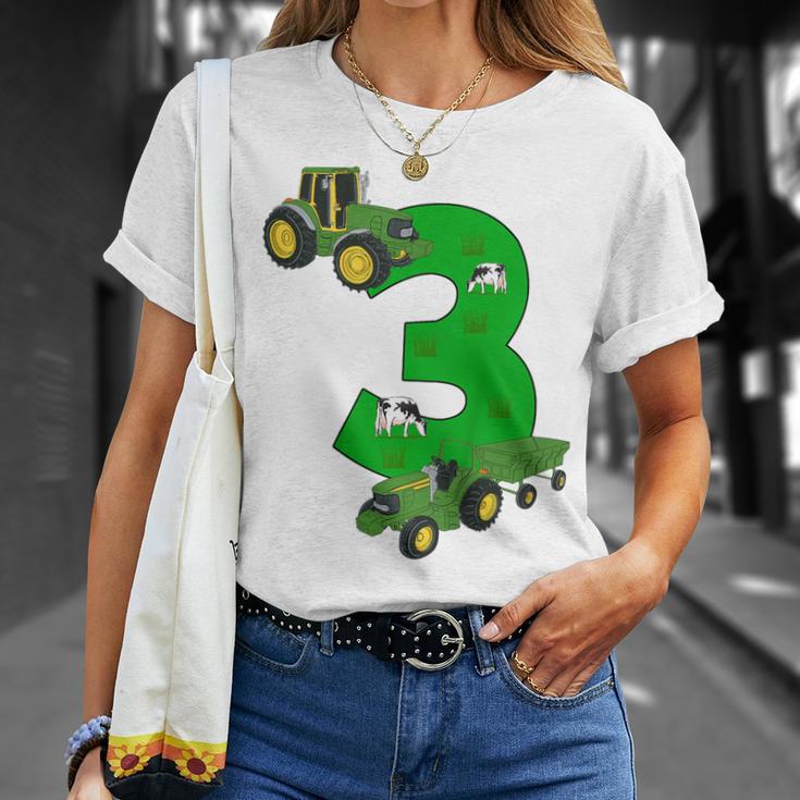 Children's Birthday 3 Years Tractor Tractor 3Rd Birthday T-Shirt Geschenke für Sie