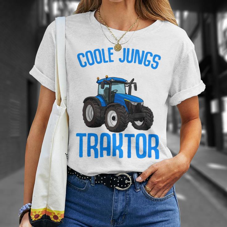 Children's Cool Boys Driving Tractor Tractor Boy T-Shirt Geschenke für Sie