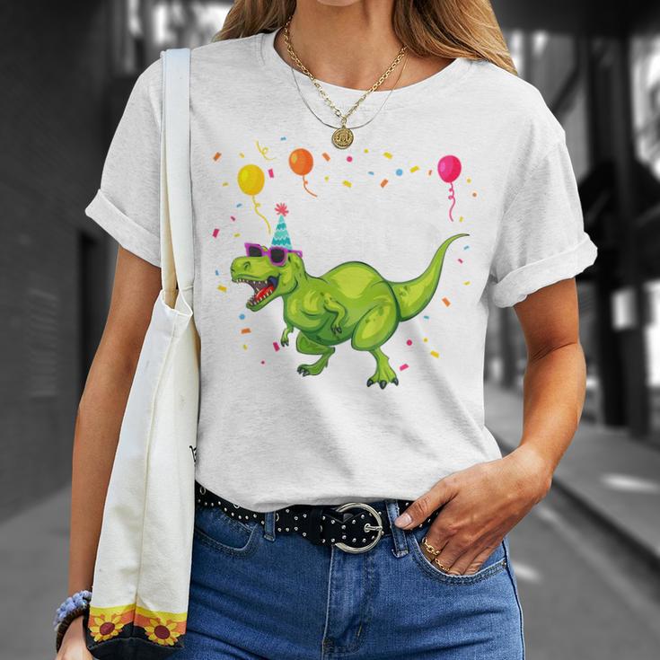 Children's Geburtstags 6 Jahre Junge Dinosaurier Dino Ich Bin 6 T-Shirt Geschenke für Sie