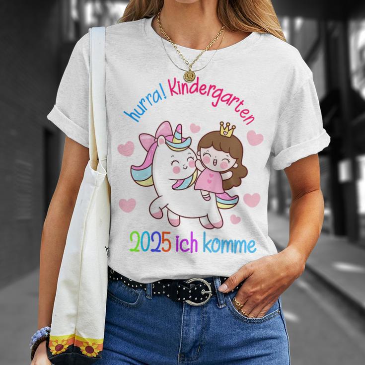 Children's Unicorn Girls Nursery Child 2025 Pink T-Shirt Geschenke für Sie