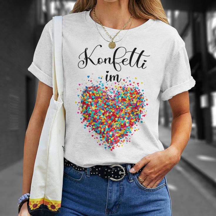 Confetti In The Heart Carnival Blue T-Shirt Geschenke für Sie