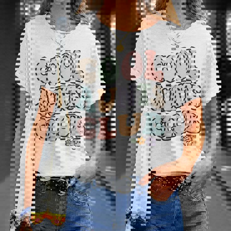 Cool Aunts Clubintage Floral Colorido Cool Aunts Club Aunt Camiseta unisex Regalos para ella